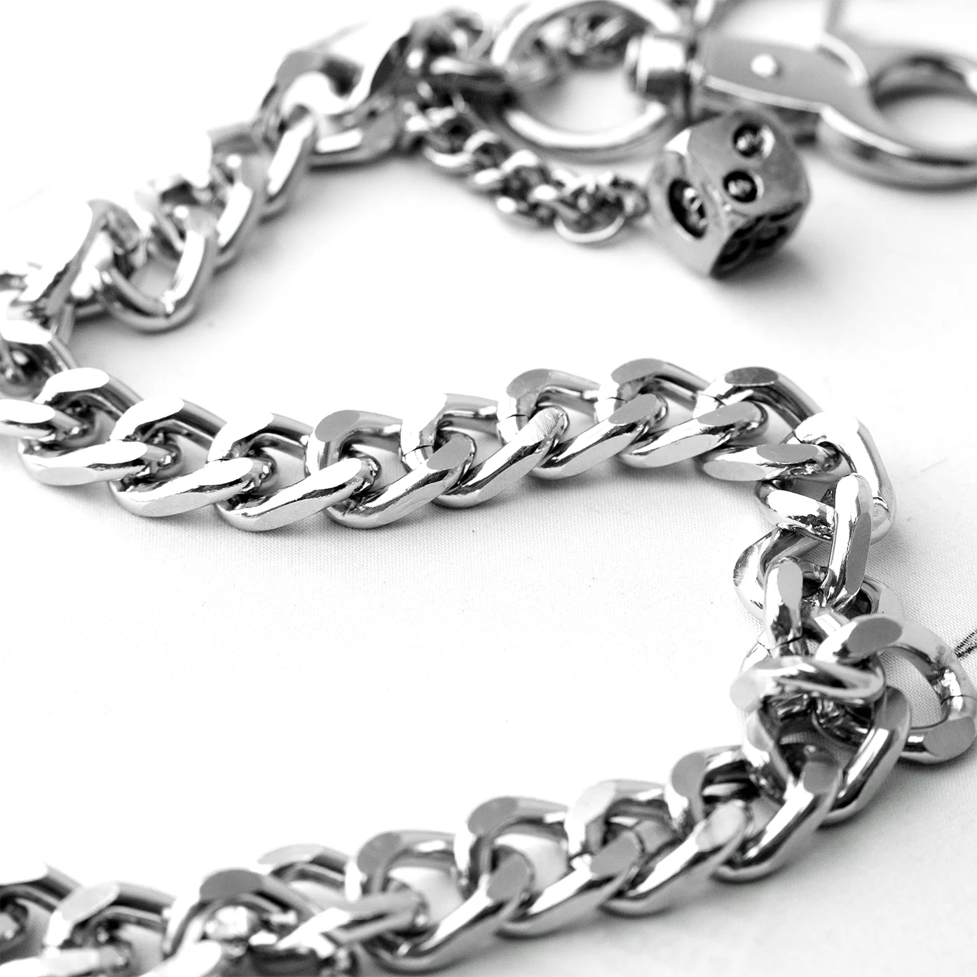 Silver Dice Pant Chain - Image 3