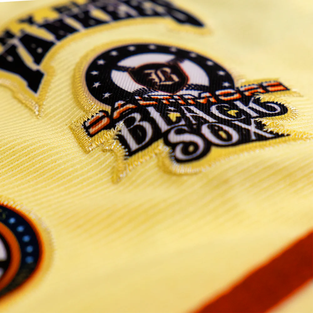 NEGRO LEAGUE COLLAGE BUTTON DOWN JERSEY (CREAM) - Image 3