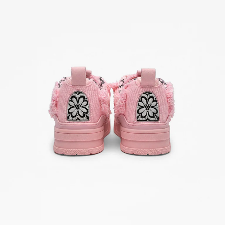 K FLIP CROSS SNEAKERS (PINK DISTRESS) - Image 3