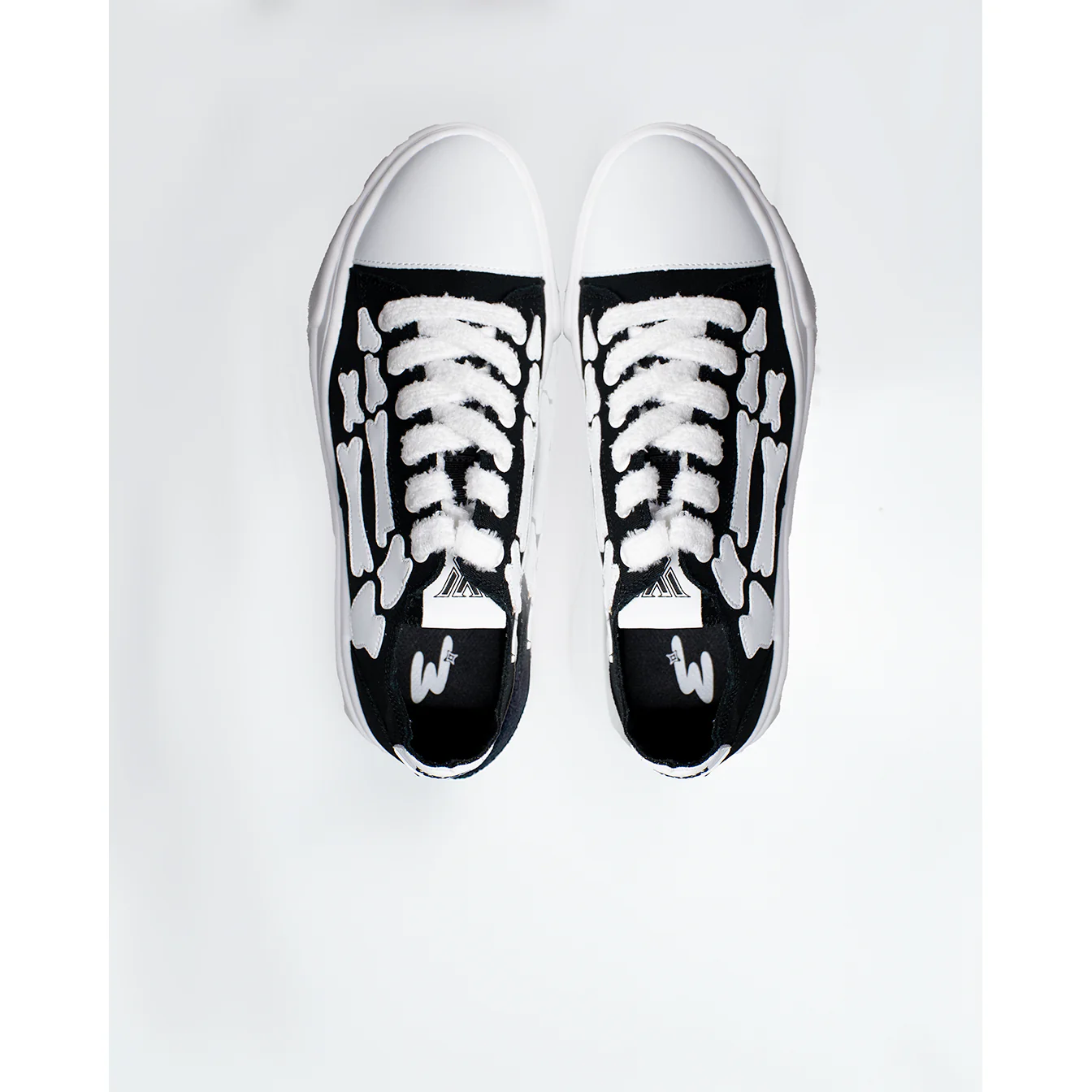WATSON VULCAN SNEAKERS (BLACK & WHITE) - Image 4