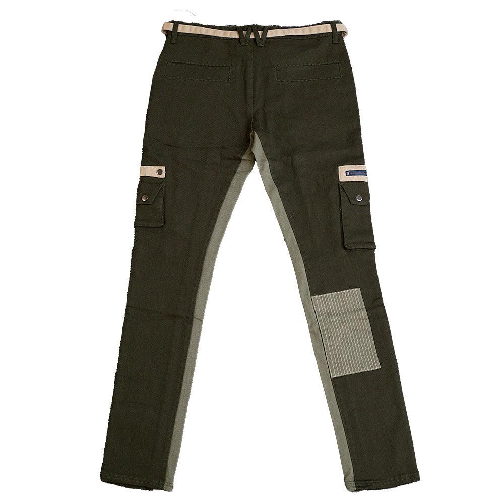 ONI SKULL CARGO PANTS (OLIVE) - Image 2