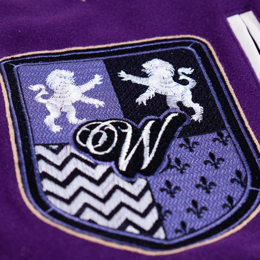 WATSON ATHLETIC DEPARTMENT VARSITY JACKET (PURPLE) - Image 3