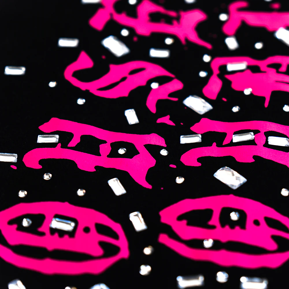 WATSON HOUSE OF DOUBLES LIVE UV CROPPED T-SHIRT (BLACK) - Image 3