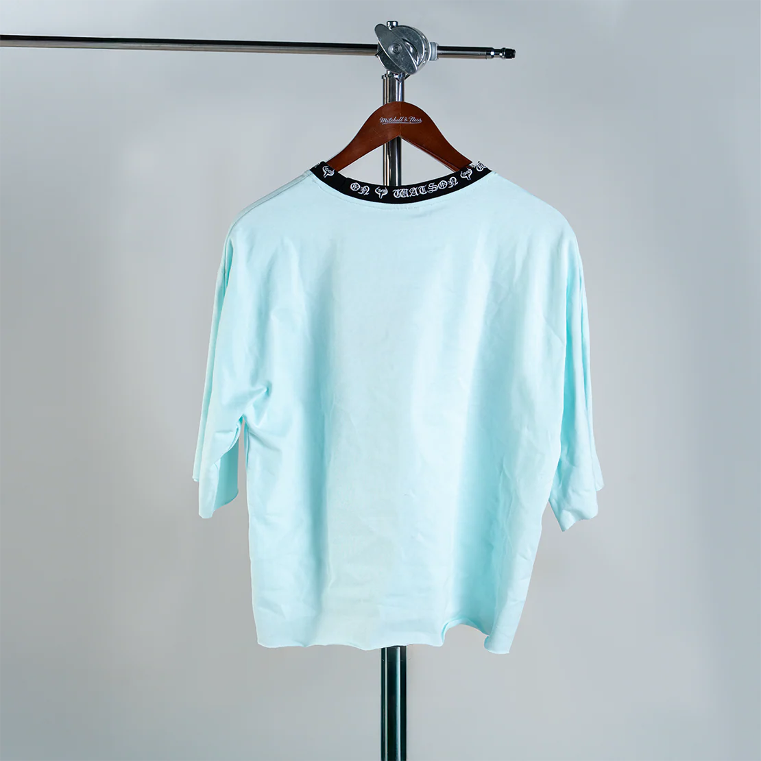 WATSON CITY OF ANGELS CROPPED T-SHIRT (TEAL) - Image 4