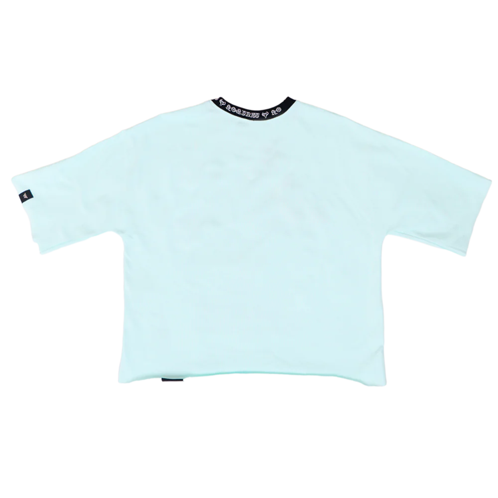 WATSON CITY OF ANGELS CROPPED T-SHIRT (TEAL) - Image 6