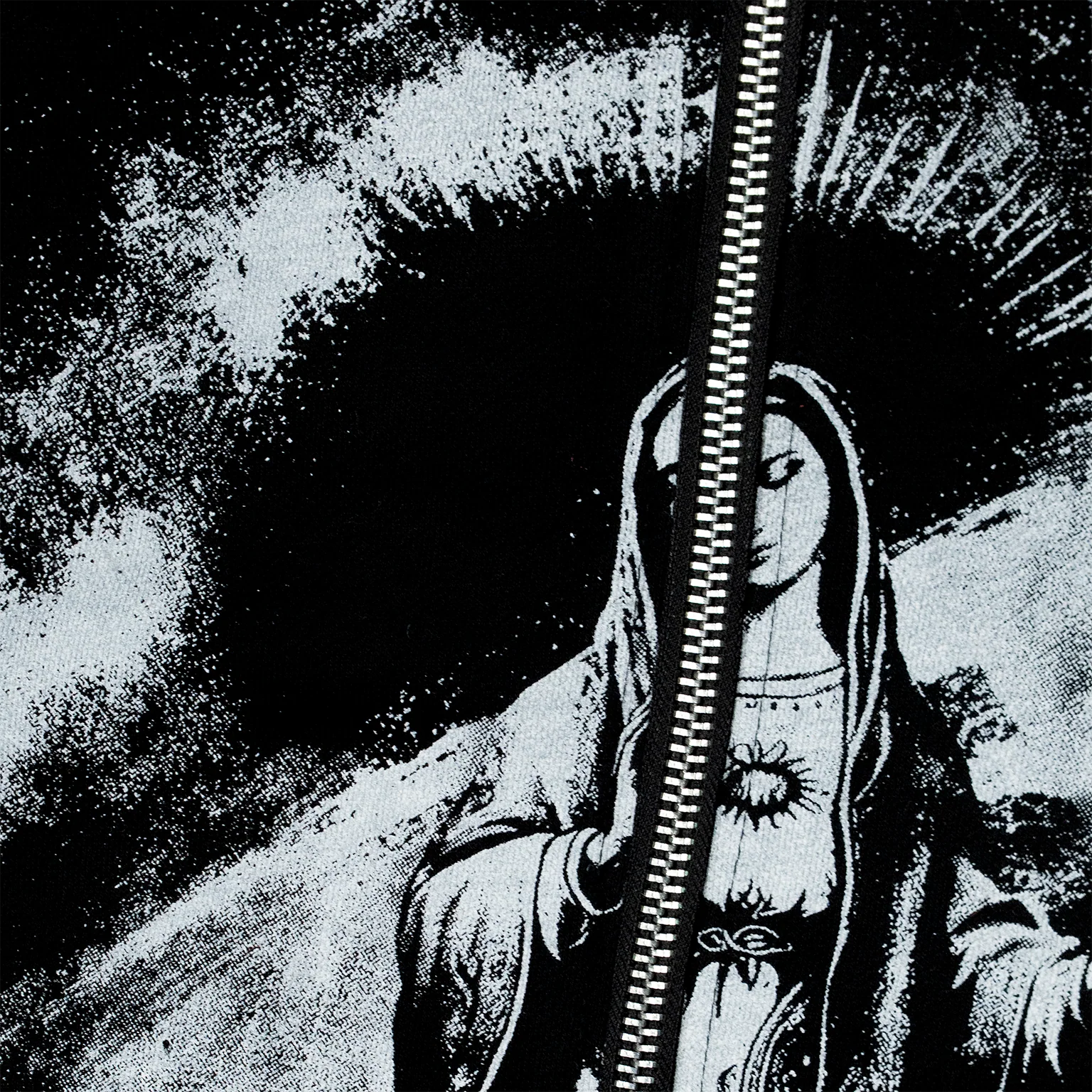 THE DOOR WILL BE OPENED TO YOU HOODIE (BLACK) - Image 3